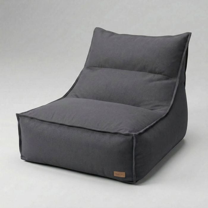 Cotton Boss Bean Bag - Mocha - Indoor Beanbag Cover - Room Décor