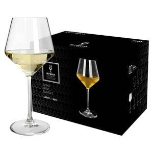 Argon Tableware Soho Crystal White Wine Glasses - 460ml - Pack Of 24