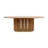 Arvin 220cm Ovan Dining Table Natural