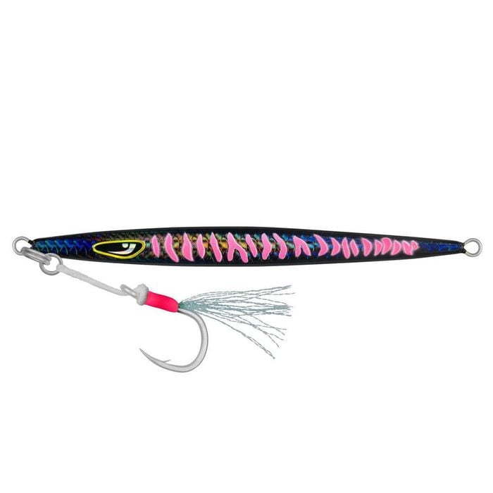 Nomad Design Streaker 200g Deep Fishing Metal Jig Black Pink Mackerel
