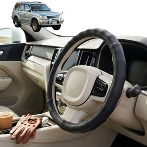 Australian Goose Steering Wheel Cover for Toyota Prado 1996 - 2003 (90 Series) Circle Black