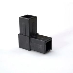 Rapid 55 x 55 x 26mm Black Joiner 2-Way Corner