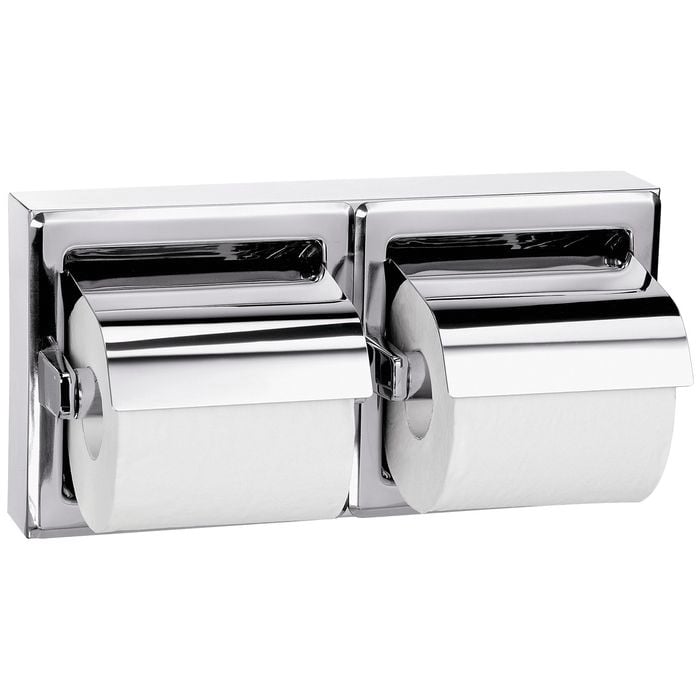 Bradley Double Toilet Roll Holder
