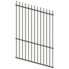 ProtectorAl 0350-1200mm x 1800mm Woodland Grey Picket Top Pool Fence Panel Raked Up to 15º