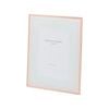 One Six Eight London Clara 7 X 5 White / Rose Gold Glass Photo Frame