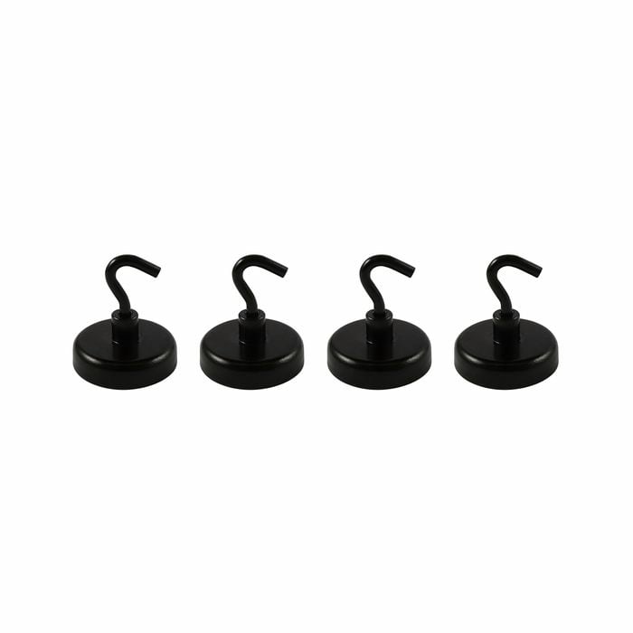 Everhang Black Magnetic Hooks - 4 Pack