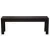 Centrum Furniture Tilda Solid Mahogany Timber Bench 158 x 35 cm - Chocolate