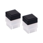 ProtectorAl 50 x 50mm Coloured Solar Fence Lights - 2 Pack