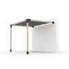 Toja 2.44 x 3.05m Grid Wall Mount Pergola Kit W/ Shade Sail