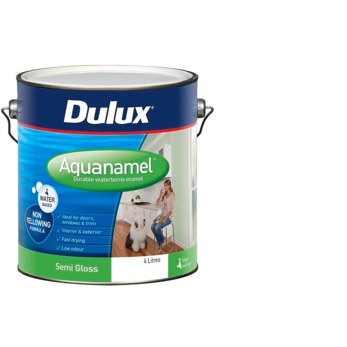 Dulux 4L True Red Aquanamel Semi Gloss Base - 4L