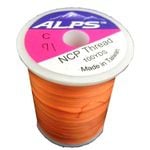 Alps 100yds of Orange Rod Wrapping Thread - Size C (0.2mm) Rod Binding Cotton