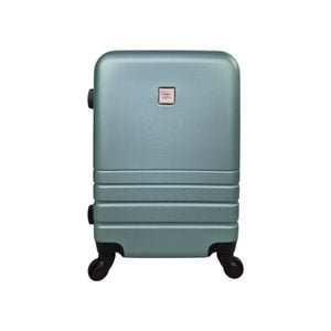 Small Green Abs Luggage Suitcase 3 Code Lock Travel Carry Bag Trolley