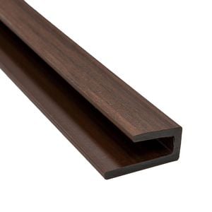 Ekodeck 60 x 27mm 2.7m J-Channel Hazelwood Shiplap Cladding