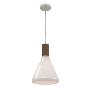 Mercator Small Timber / Opal Glass Tara Pendant