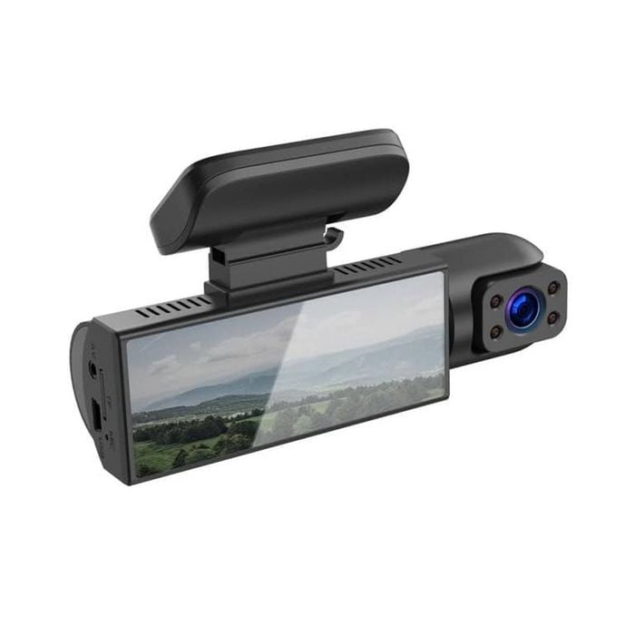 Digitel Dual Lens Car Dvr Dash Cam Driving Recorder G-sensor Hd Front And Inside Camera