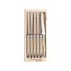 Laguiole Jean Neron 6pc. Round Table Knife Set - Light Horn