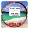 30ft Coil of 210lb Mason Multistrand Stainless Steel Wire Fishing Leader