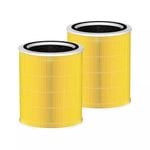 iDeer Life [2PK] Compatible HEPA Filter LEVOIT CORE 400 Air Purifier - Yellow