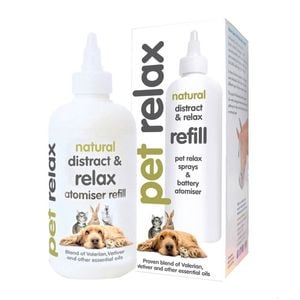 Pet Relax Natural Distract & Relax Atomiser Refillable Spray  300 Ml