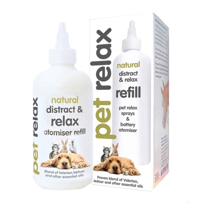 Pet Relax Natural Distract & Relax Atomiser Refillable Spray  300 Ml