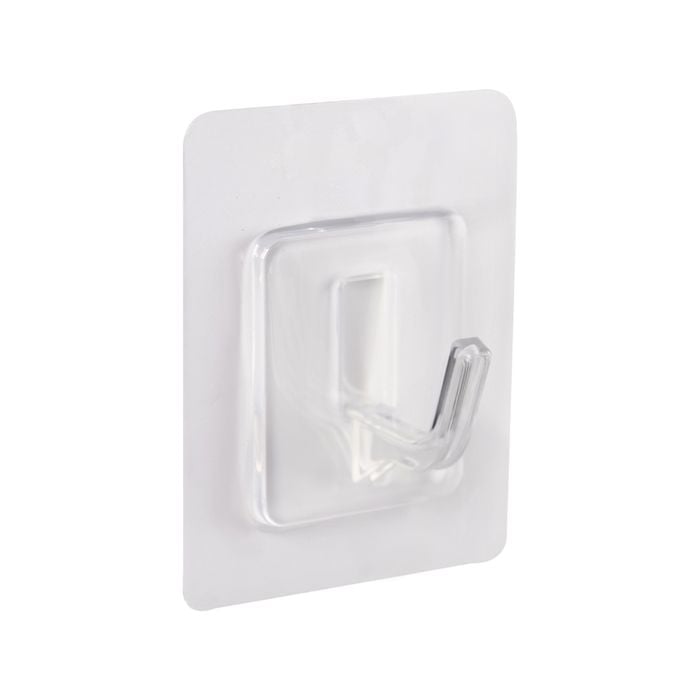 Naleon Clear Large Adhesive Works Hook - 4 Pack