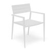Halki Outdoor Dining Chair Matt White - No Cushion