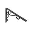 Carinya 300 x 300mm Dark Grey Heavy Duty Scroll Stayed Bracket