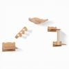 Costway Wall-mounted Cat Tree Shelves Pet Wall Furniture Set W/sisal Stairs