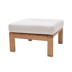 Mimosa Santo Timber Ottoman With Cushion