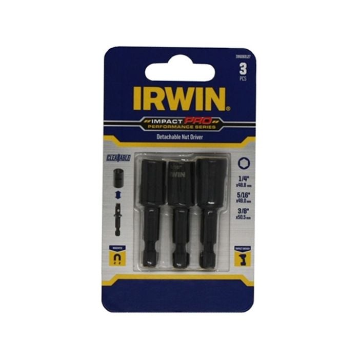 IRWIN Detachable Nutsetter - 3 Pack