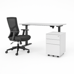 OLG Office Package 1 with Quickstand  1500mm Desk, Tilly Chair & Mobile Pedestal