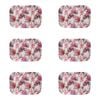 6PK LVD Melamine/Bamboo Rectangle Serving Tray 29.9x20.8cm - Magnolia