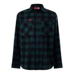Hard Yakka Green Long Sleeve Checked Flannel - Size L