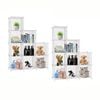 SOGA 2X White 9-Cube Storage Shelf 149cm