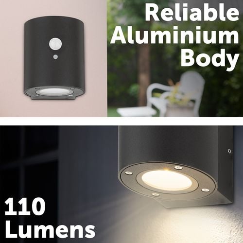 Arlec 120lm Premium Solar LED Wall Light With Motion Sensor Bunnings Australia