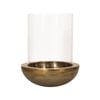 Ssh collection katrina 39cm tall hurricane lamp - brass