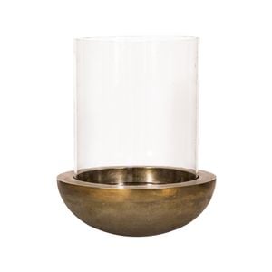 Ssh Collection Katrina 39cm Tall Hurricane Lamp - Brass