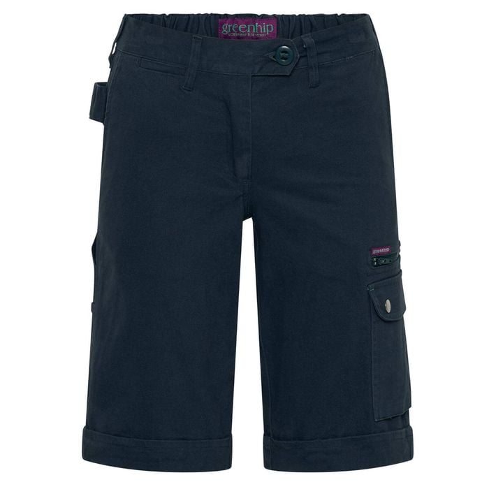 Green Hip Give Cargo Shorts Gardener Green Size 18