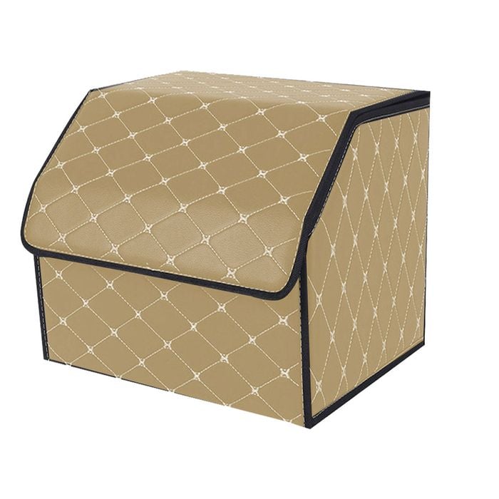 SOGA Small Beige Car Boot Organizer