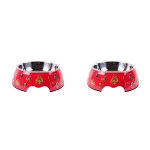 2PK Harry Potter Dog Bowl Pet Feeder Water/Food Container 20cm - Red