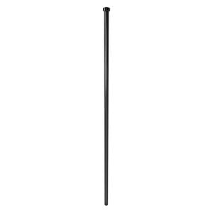 Peak No-Dig Fencing 1000mm Black Steel Fence Post