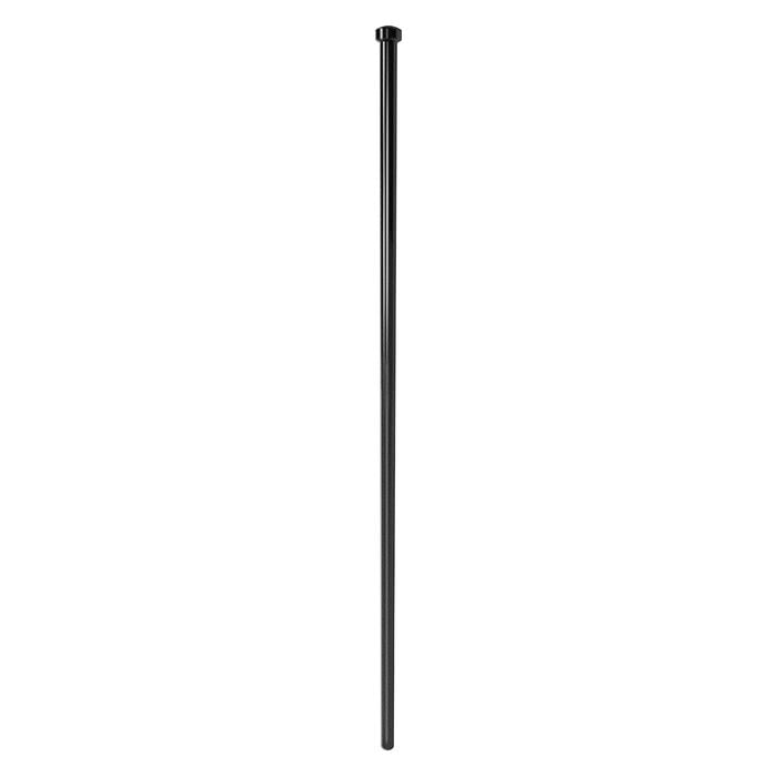 Peak No-Dig Fencing 1000mm Black Steel Fence Post