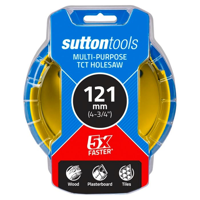 Sutton Tools 121mm TCT Multi-Purpose Seamless Holesaw