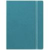 Filofax Classic A5 Notebook Ruled Pages Leather-look Writing Stationery Aqua