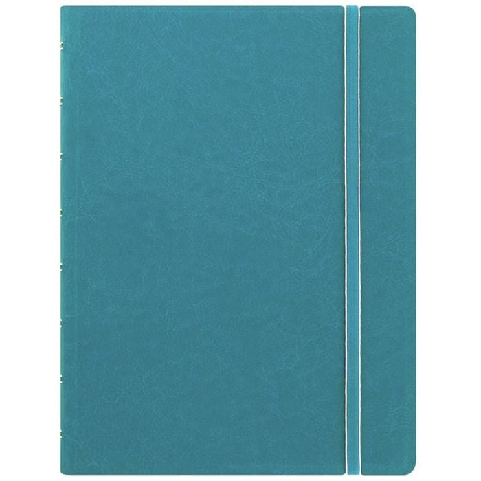 Filofax Classic A5 Notebook Ruled Pages Leather-look Writing Stationery Aqua