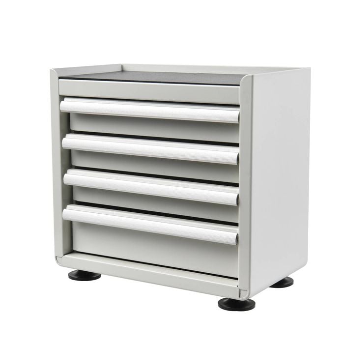 Craftright White 4 Drawer Mini Tool Chest