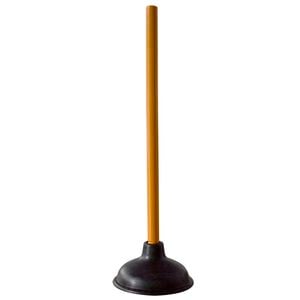 Kinetic Black Rubber Drain Plunger