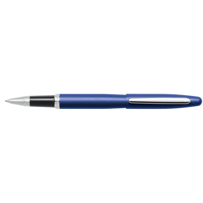 Sheaffer VFM Roller Ball Pen Writing Stationery Medium Nib Neon Blue/Nickel