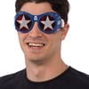 Captain America Goggles for Adults, Marvel Superhero Halloween Costume Accessory, ADULT