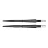2PK Target Swiss Storm LNC Dart Point Replacement Spare Tip 35mm Black